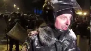 Майдан интервью с полковником ВВ МВД Украины 01 03 2014 War in Kiev 2014