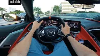 CORVETTE C8 DRIVING POV 360 IN MIAMI BEACH