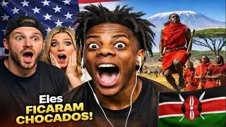 Norte americanos REAGEM ao streaming do IShowspeed no Quênia