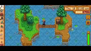 018 - Riding a tractor to meet friends - Stardew Valley #cheatplay 