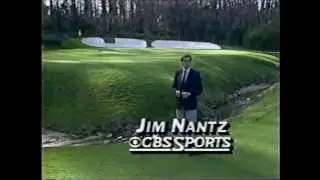 1986 The Masters with Jim Nantz spot + CBS ID