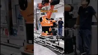 Robot Track: Sports Performance Test#evsrobot #tracksystem #railsystem #track #rail #robotics