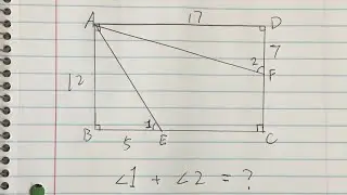 Connect two points and you can solve it