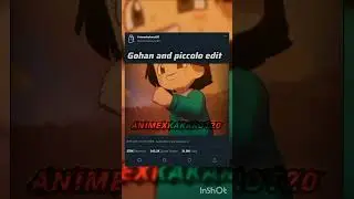 gohan and piccolo edit #music #waifu #edit #remix #dance
