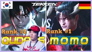 Tekken 8 ▰ QUDANS (#2 Ranked Devil Jin) vs MOMO (#1 Ranked Devil Jin) ▰ Ranked Matches