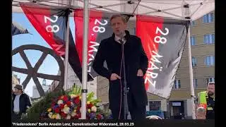 Friedensdemo mit Anselm Lenz, 
