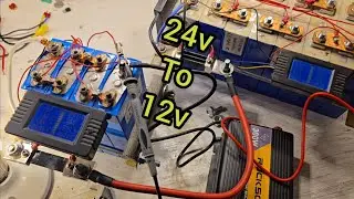 Using the potential Voltage difference between 24v &12v battery... does it give extra energy? 