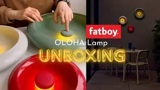 Fatboy OLOHA LED 동글동글 귀여운 접시램프 언박싱&사용법