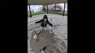 Street football Game #footballmoments #socceredits #panna