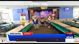 Breaking News: Chuck E Cheese animatronics ran away from their 1 stage