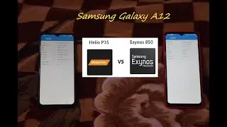 Samsung Galaxy A12 (Helio P35 VS Exynos 850).