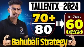 How to crack TALLENTEX in 60 Days 🔥| BAHUBALI STRATEGY | TALLENTEX 2024 | 70 + Marks Class 10