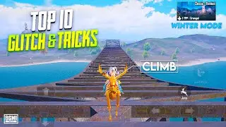 Top 10 Glitch And Tricks Pubg Mobile/Bgmi | Frozen kingdom (Winter Mode)