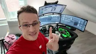P1X Pro Sim Racing Cockpit Part2 | Triple Monitor | SIMLAB | 