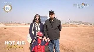 Families continue to enjoy Hot Air Balloons & Motor Gliding activities @ Blue World Resort.