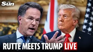LIVE: Trump hosts NATO chief Rutte as Putin meeting collapses