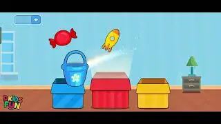 Baby Game: Sorting Toys into the Right Color Boxes | Fun Learning Game for Kids
