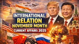 Vision IAS November current affairs 2025|Topic-International relation|UPSC
