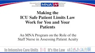 ICU Safe Patient Limits Law