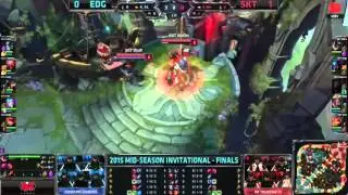 [VETV] [11 05 2015] SKT T1 vs EDG MSI 2015 Final Set 2