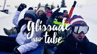 LE QU&Eacute;BEC EN HIVER : TEST DE LA GLISSADE SUR TUBE DANS LANAUDI&Egrave;RE !