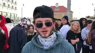 Halftime Howie At Long Beach, NY Rapper Lil Peep Memorial Event At The Allegria Hotel