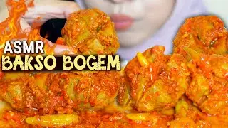 SIRAM SAUS MERCON 🥵| BAKSO BOGEM MEKAR PAKE NASI | ASMR INDONESIA