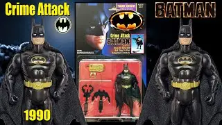 Unboxing a Vintage 1990 Crime Attack BATMAN action figure from the Dark Knight Collection by Kenner.