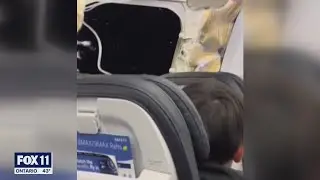 Passengers share videos of windowless Alaska Airlines plane