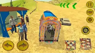 Indian Bus Taxi Simulator - Offroad Driver Mini Truck । Best Android Gameplay