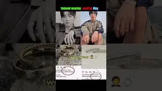 Taekook wearing couple Wedding ring 💍