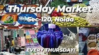 Uttar pradesh | sec 120 | Uttar pradesh |  Thursday market | Nidhi vlogs & cooking