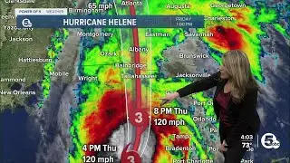 Tracking Hurricane Helene: When will it make landfall + potential impacts to Northeast Ohio