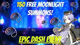 Epic Seven - Epic Dash 150 FREE Moonlight Summons & Covenant Summonings HOW MANY ML5's WILL I GET!?