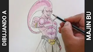 DIBUJANDO A MAJIN BU