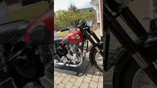 A quick look my 1952 Ariel VHA 500cc sidecar combination. I&rsquo;m currently recommissioning it.
