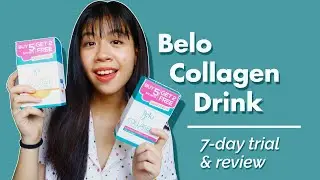 Drink for healthy skin? BELO COLLAGEN DRINK 7-Day Try & Honest Review! | Sarah Eliya