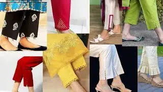 stylish Capri Design 2023-2024/ New Trouser Design/ Capri Designs/ 50+Trouser Pant Designs