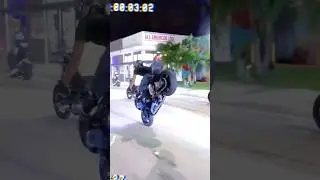Wheeling Kawasaki ninja stunt bike#wheelie#wheeling#bike#biker#motorcycle#moto#ninja#636#kawasaki