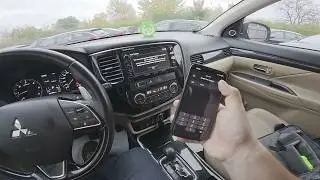 MITSUBISHI Outlander (2017-2022) &mdash; Как подключить смартфон через Bluetooth