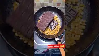 dairy milk chocolate popcorn?? recipe #shorts #youtubeshorts
