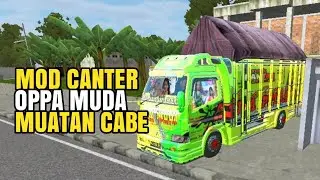 MOD TERBARU CANTER OPPA MUDA BY T.E - BUSSID V29.2