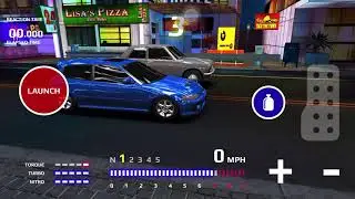 Civic 957 perfect launch & shift (turbo) - Rush Racing 2