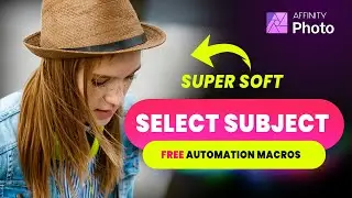 Verbesserung der neuen Funktion &bdquo;Motiv ausw&auml;hlen&ldquo; von Affinity Photo 2.6 mit Makros, um glattere ...