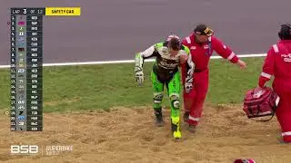 Bennetts British Superbikes 2025: Иддон выбывает из второй гонки на финальном этапе