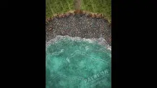Pebble Beach - animated battle map pack for table top RPGs