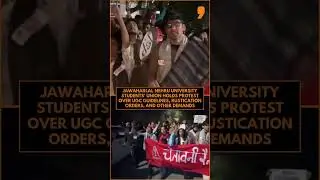 JNUSU Students Protest in Delhi Over UGC Guidelines and Rustication Orders | News9