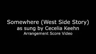 Cecelia Keehn - Somewhere (West Side Story) Bernstein [Full Score Video]