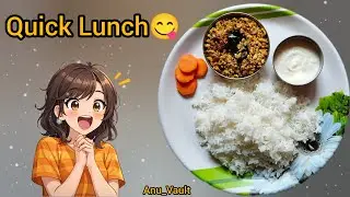 Easy Lunch Recipe using only Rice Cooker🍚 || No stove || Hostel life Cooking || #food #simplerecipe 