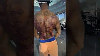 CJ Gardner Johnson Super Bowl TATT CRAZY 🔥